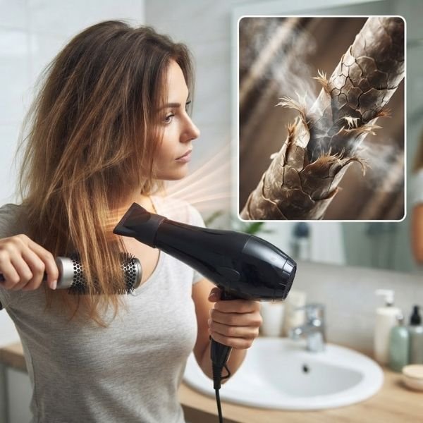 3. Skipping Heat Protection When Blow-Drying