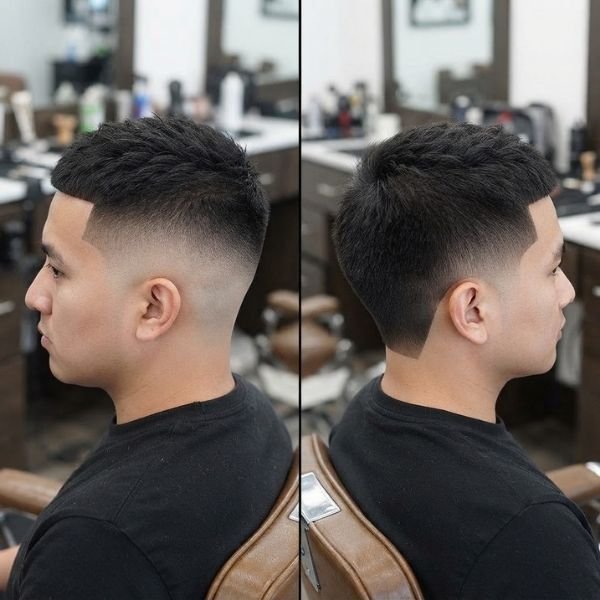 4. Choosing a Full Mid Fade Instead of a Mid Taper