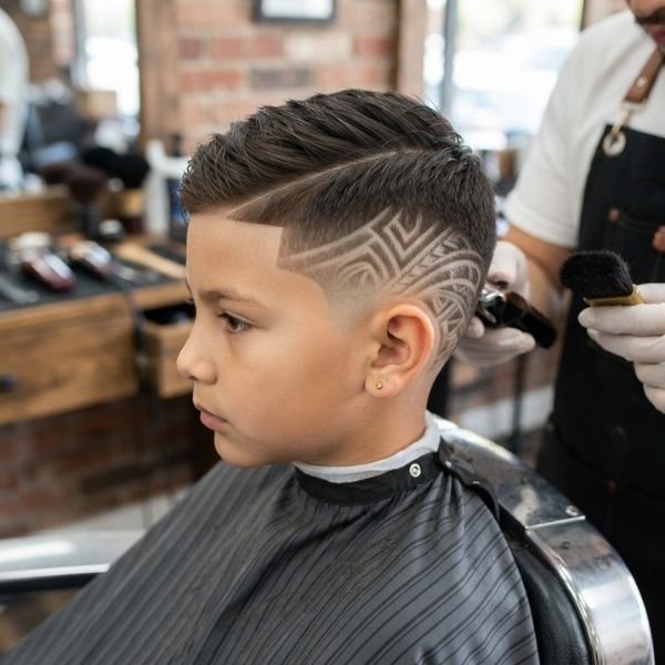 10. Mid Fade with Design