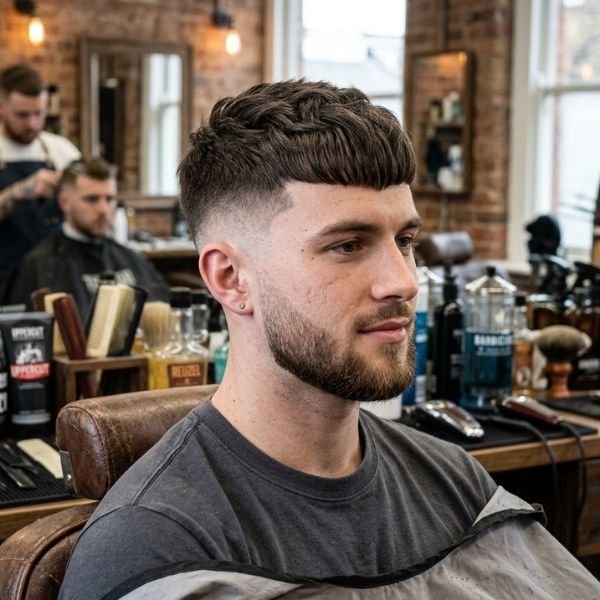 17. French Crop Low Taper with Skin Fade