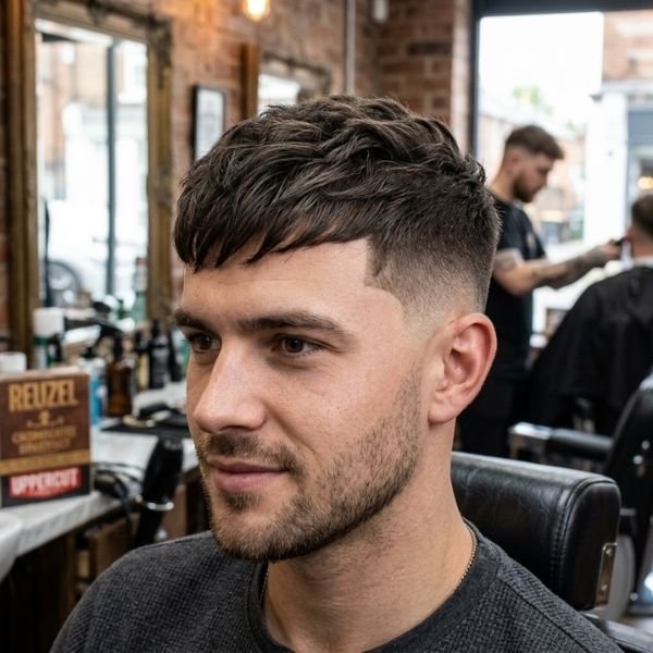 18. French Crop Low Taper with Line Up