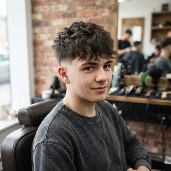 4. Textured Fringe with Mid Fade