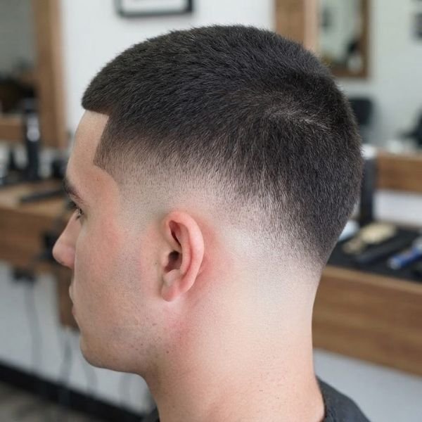 Drop Fade Buzz Cut