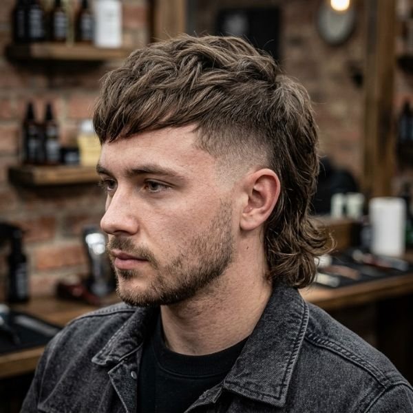 French Crop Low Fade Mullet