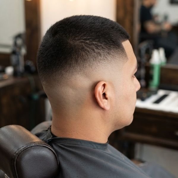High Fade Buzz Cut