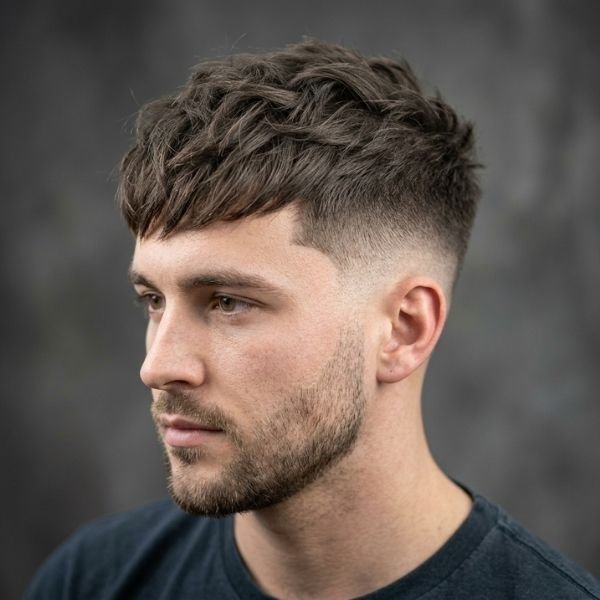 Low Fade with Textured Top