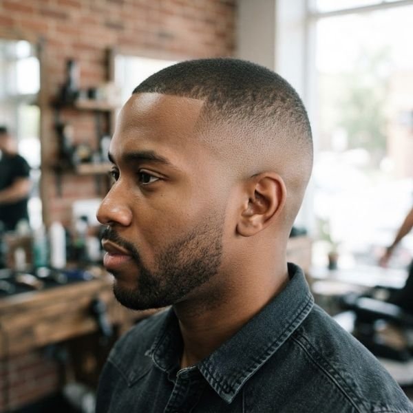 Mid Fade Buzz Cut